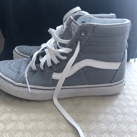 grey vans womens high tops